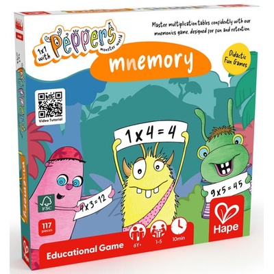 Hape Образователна настолна игра Hape - Mnemory (H1662)