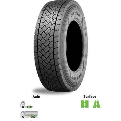 Dunlop SP446 245/70 R19.5 136M