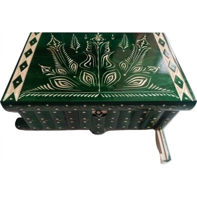 Magic Puzzle Box Гигантска кутия за съхранение на бижута вълшебна кутия за пъзел дървена кутия за декорация скрит ключ (_8a39a96c8)