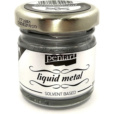 Tekutý kov PENTART 30 ml silver