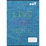 Victoria Тефтер, с телбод, A4, кариран, 32 страници, COOL BY VICTORIA, "Live-love-hope", "87-32