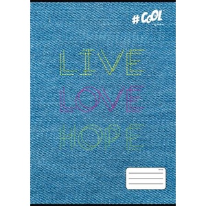 Victoria Тефтер, с телбод, A4, кариран, 32 страници, COOL BY VICTORIA, "Live-love-hope", "87-32