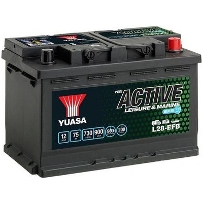 Yuasa YBX Active 12V 75Ah 730A L28-EFB