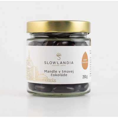 Slowtella Mandle v tmavej čokoláde 250 g