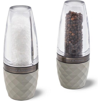 Комплект мелнички за сол и пипер CITY CONCRETE GUN METAL (Cole-&-Mason-H-321806)