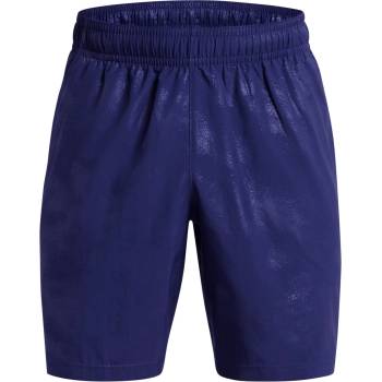 Under Armour Мъжки къси панталони Under Armour Woven Emboss Gym Shorts Mens - Blue