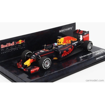 Minichamps Red bull F1 Rb12 Tag Heuer N 3 Spain Gp 2016 Daniel Ricciardo Matná Modrá Červená Žlutá 1:43