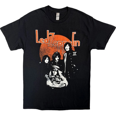 Led Zeppelin Orange Circle Black M Риза (LZTS16MB02)