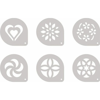 TESCOMA šablóny na cappuccino myDRINK, 6 ks