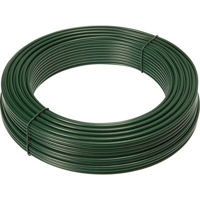 Viazací drôt, zelený, ø 3,8 mm × 55 m, plastifikovaný, 505815