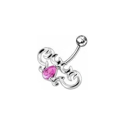 Šperky4U piercing do pupíku se štítem BP01156