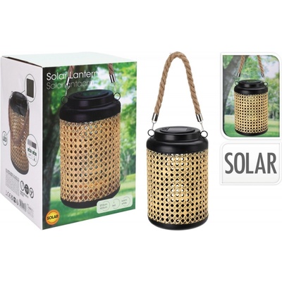 Lepaso Kovová solární lucerna LED 23x15 cm (135247 041 DX9300310 lampa LED solar)