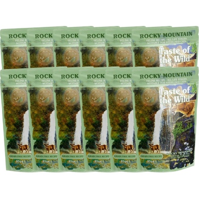12 x TOW Rocky Mountain pouches cat 85 g