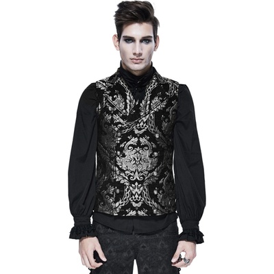 Devil Fashion vesta Gothic čierna
