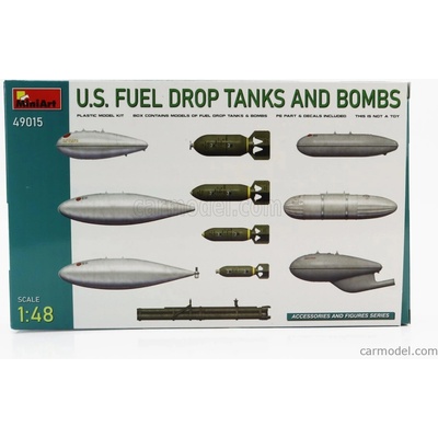 U.S. Fuel Drop Tanks and Bombs w/ PE&decals MiniArt 49015 1:48