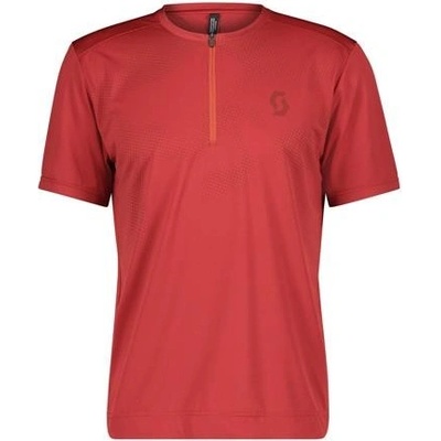 Scott Trail Flow Zip SS Tuscanred
