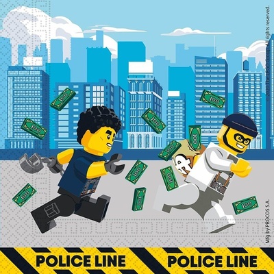 Godan LEGO CITY servítky 33x33cm
