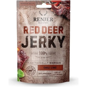 Renjer Modern Nordic Red Deer Jelenie Jerky Chili & Lime 25 g