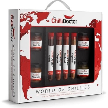 The ChilliDoctor World of Chillies balíček chilli z celého světa 360 g