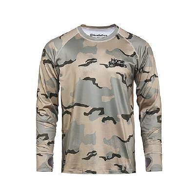 Horsefeathers Riley LS Desert Camo L