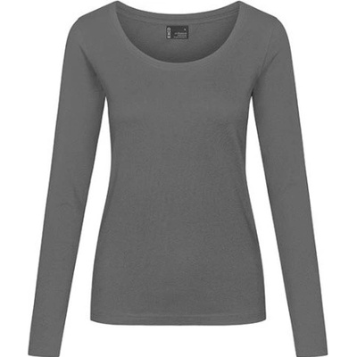 Excd by Promodoro Dámské tričko s dlouhým rukávem CD4095 Steel Grey