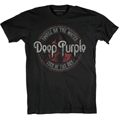 Deep Purple Smoke Circle Black S Риза (DPTS06MB01)