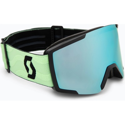 SCOTT Скиорски очила SCOTT Shield glow green/amp ice chrome