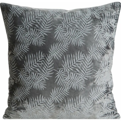 Takoy VELVET 74 z mäkkého zamatu s potlačou listov palmy-HF-439873 45 x 45 cm
