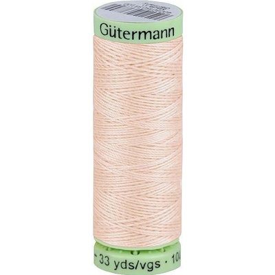 Stoklasa Polyesterové nitě Gütermann Jeans návin 30 m Balení: 1 ks, Varianta: 802 krémová nejsvět. 802 krémová nejsvět.