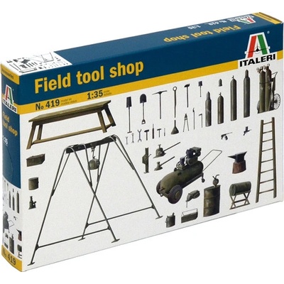Italeri Model Kit doplňky 0419 FIELD TOOL SHOP 33-0419 1:35