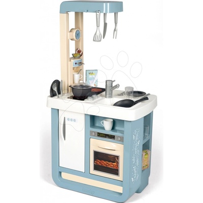 Smoby Bon Appetit Kitchen Grey s rúrou na pečenie a chladnička s 23 doplnkami