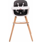 Buba Столче за хранене 2 в 1 Buba - Carino, черно (NEW023509) - baby