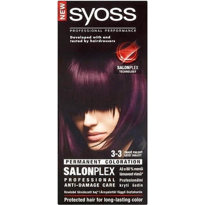 Syoss Permanent Coloration 3-3 Dark Violet
