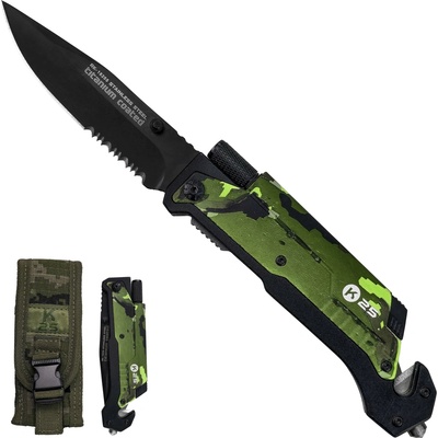 Albainox Taktický "K25 ARMY RESCUE" s křesadlem a svítilnou