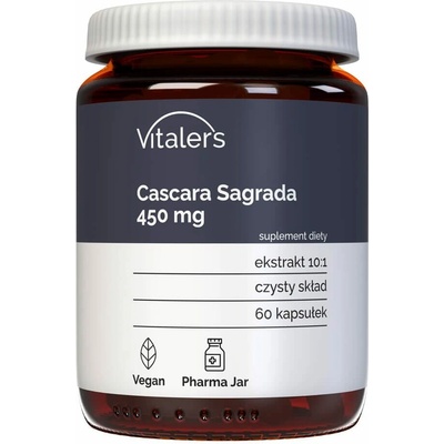 Vitaler's Cascara Sagrada 450 mg 60 kapsúl