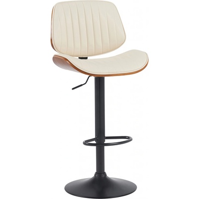 Design-Shop Clawson koženka orech / krémová / čierna