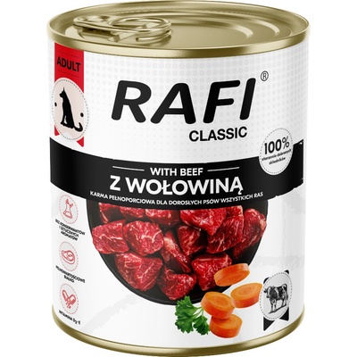 Rafi Dog Classic hovězí 24 x 800 g
