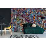 DIMEX ART Самозалепваща се флизелинова фототапета цветен мраморен фон 375 x 250 см