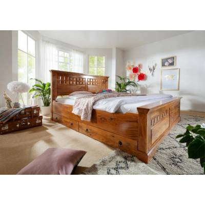 Bighome Cambridge HoneyII. s úložným prostorem akácie