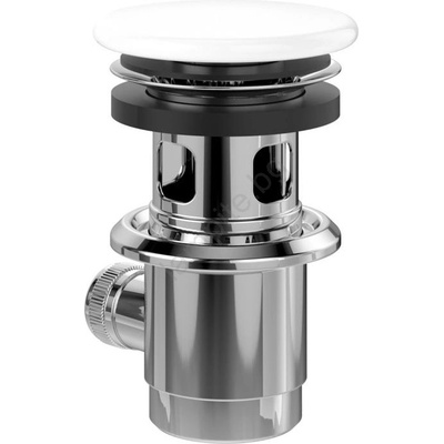 Villeroy & Boch 68100001 - Отточен отвор за умивалник бял/лъскав хром (VB0046)