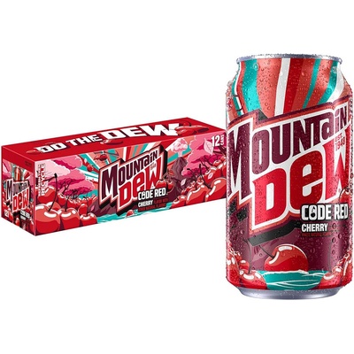 Mountain Dew Code Red USA box 12 x 355 ml