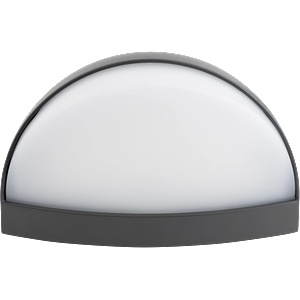 UltraLux LED фасадно осветително тяло 7W, 4000K, IP54 - сиво (FOT740GR)