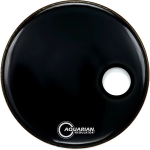 Aquarian RSM20BK Regulator Port/Ring 20" Black Кожа за барабани резонансна (RSM20BK)