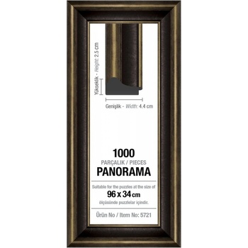 ART PUZZLE Rám na puzzle 96x34cm Black