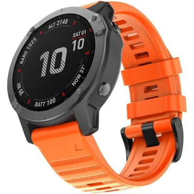 VSECHNONAMOBIL SILICONE Řemínek Garmin Fenix 7X oranžový 39265