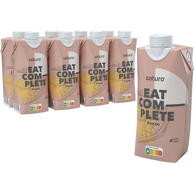SATURO Ready To Drink Food čokoláda 8 x 330 ml