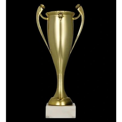 Plastový pohár Zlatý Výška: 35 cm Průměr: 9 cm