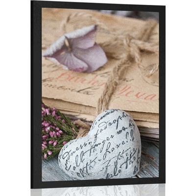 Plakát nostalgické listy - 20x30 black