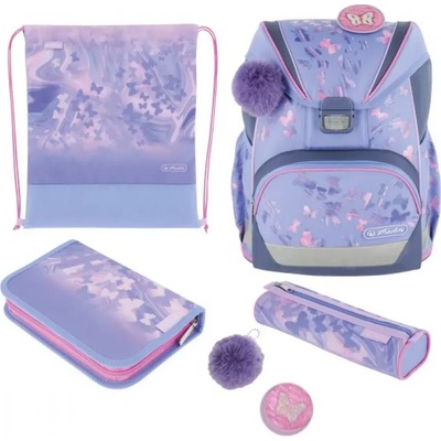 Herlitz Чанта-раница UltraLight Plus Butterfly Paradise - Herlitz
