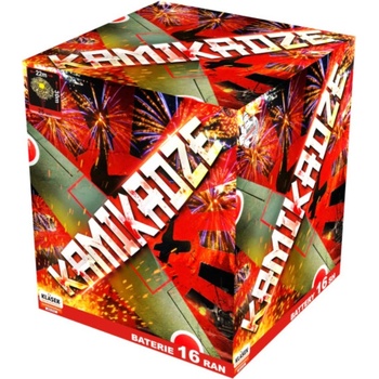 Kompaktný ohňostroj Kamikadze 16 rán 25 mm